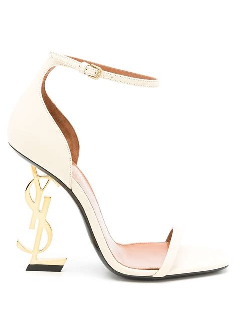 ysl heels white pearl|ysl opyum heels.